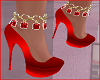 Red Shoes w Anklets