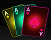 GL-Neon Ace Cards