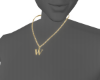 W Letter Chain Necklace