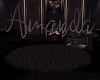 PLUM ROSE CIRCLE RUG
