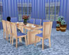 Blue Kitche Table set