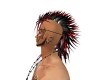 Red and black mohawk