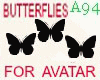 Black butterflies/avatar