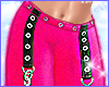 chain flares pink