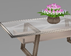 Coffee Table with Flower