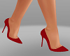 K red pump shoes