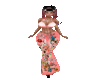 Pink jeans+flowers UA