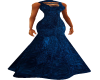 Blue Fluted Dress