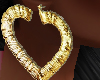 Heart Earrings Gold