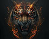 Tiger Fire Background