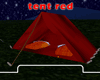 !J! tent red black