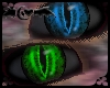 Green & Blue Black Eyes