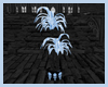 Blue EMO Skull Palm
