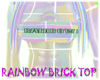 Rainbow Brick Top