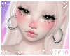 ♡ silver hoops