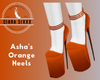 Asha's Orange Heels