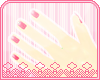 *AM* pink nails
