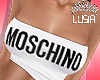 LL**Moschino top White