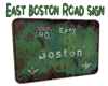 East Boston Road Sign