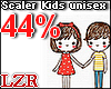 Scaler Kids Unisex 44%