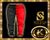 red & black cargo pants