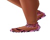 pink tiger sandals