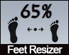 65% Feet Scaler