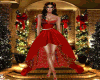 *D* Red Glitter Gown