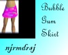 Bubble Gum Mini Skirt