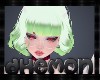 white leafy hair