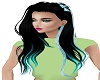 Black and Teal
