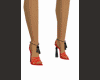 Black red heels