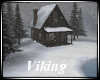 Small Viking Snow Cabin