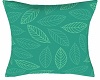 Pillow, Green Leaves