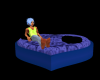 Blue Heart Couch