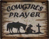 cowgirl prayer poster