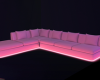 K.Neon Pink Couch