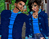 couples blue fit *M