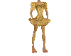 Gold Garter Dress