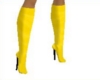 yellow S boots