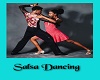 Salsa Dance Teal Sign