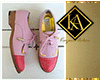 Formal pink shoes