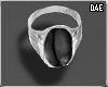 Left gray ring