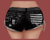 Black Denim Shorts