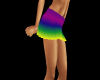 Rainbow flirt skirt