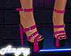 Heels Pink black