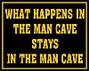Man Cave Sign FTW