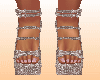 Silver sandals *K461*