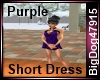 [BD] Purple Short Dress