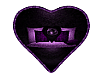 Purple Heart Wall Seat